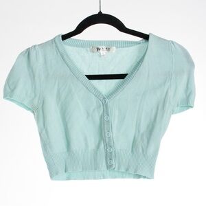 Light Blue Women's Crop Top